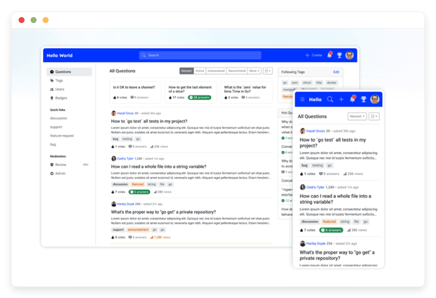 Open-source Stack Overflow Teams alternatives