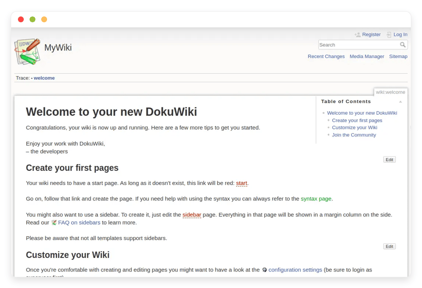 DokuWiki Preview Image