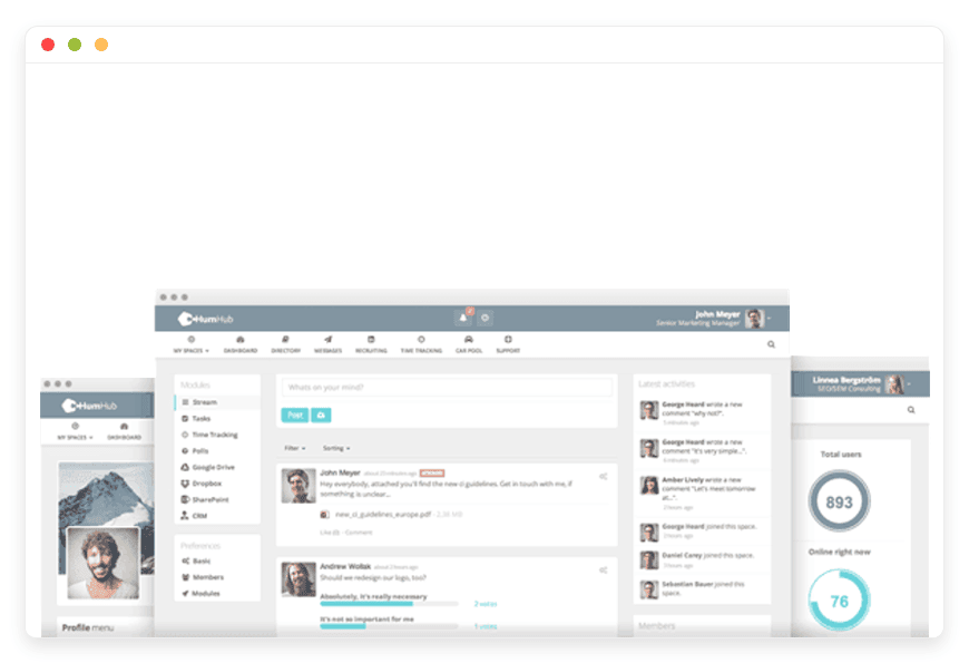 HumHub Preview Image