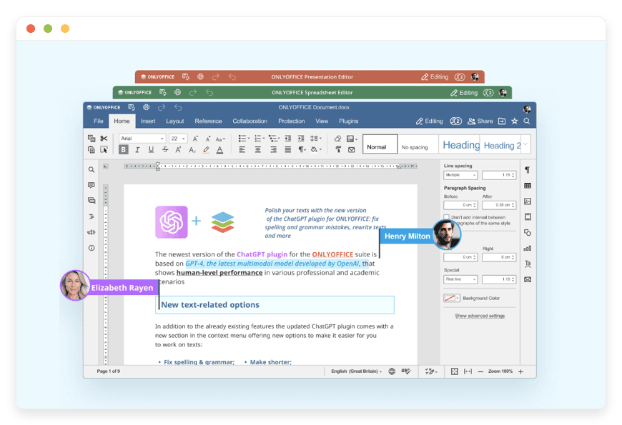 OnlyOffice Enterprise Preview Image