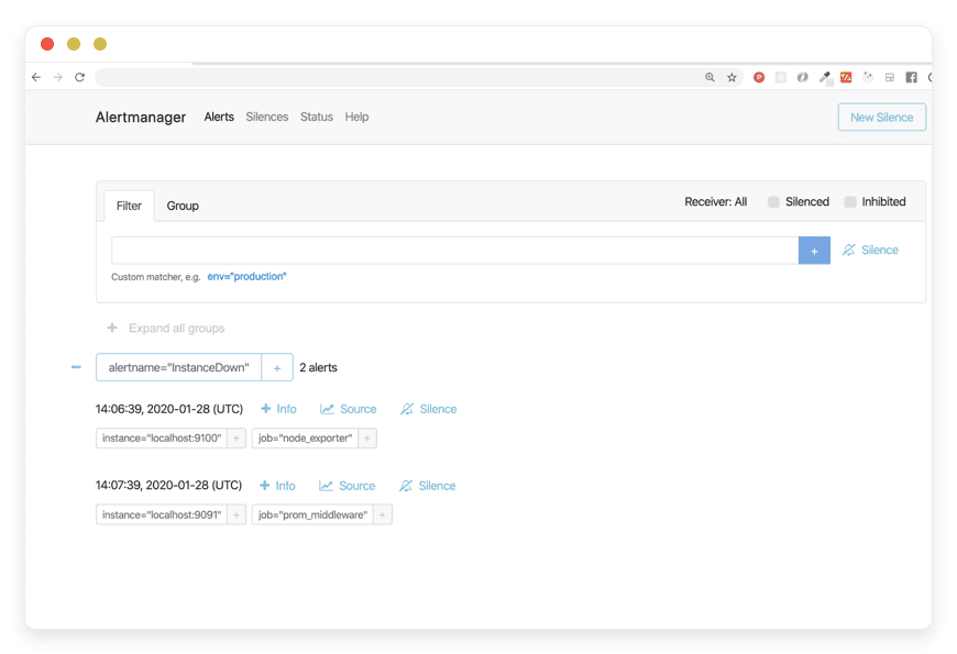 Prometheus Alertmanager Preview Image