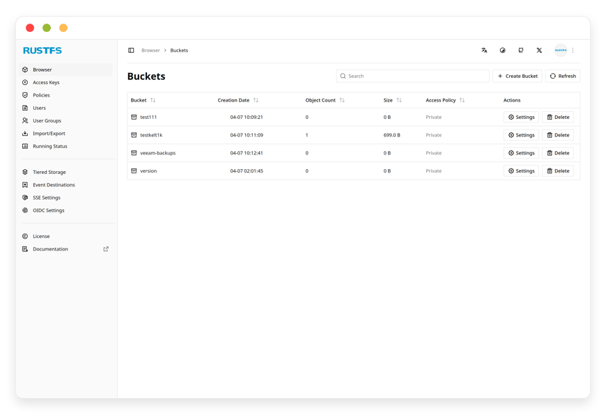 RustFS Preview Image