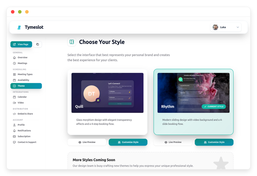 Tymeslot Preview Image